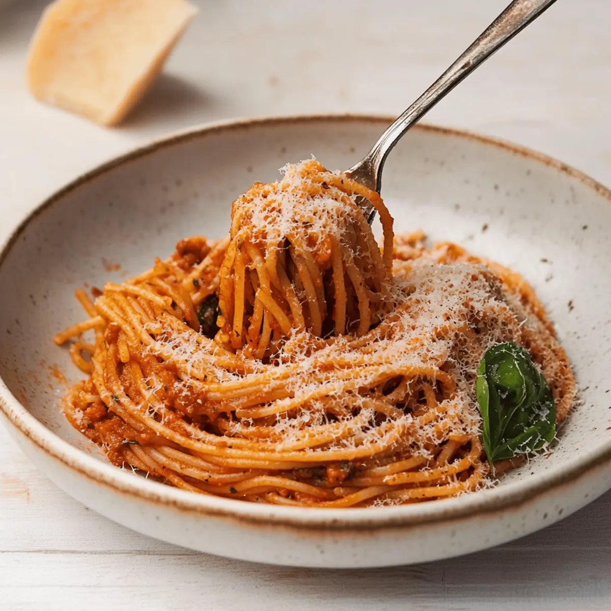 Delicious The Bear Spaghetti Recipe with Tomato and Basil Sauce