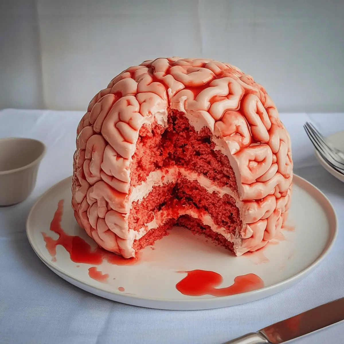 Delicious Vanilla Raspberry Brain Cake Recipe for Your Next Party