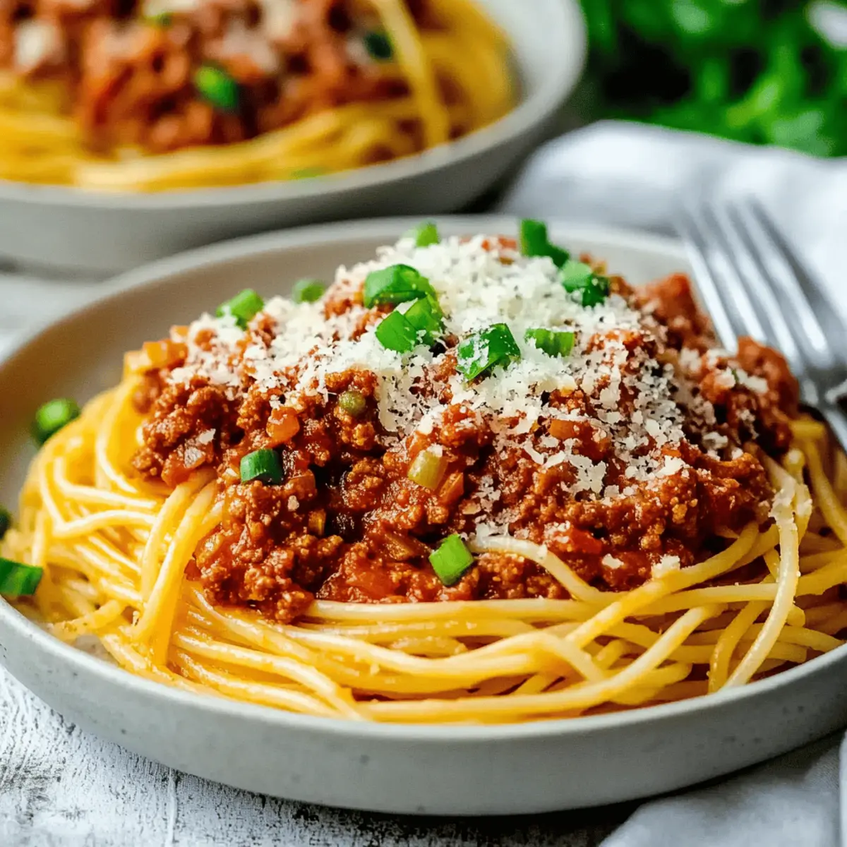 Spaghetti Bolognese