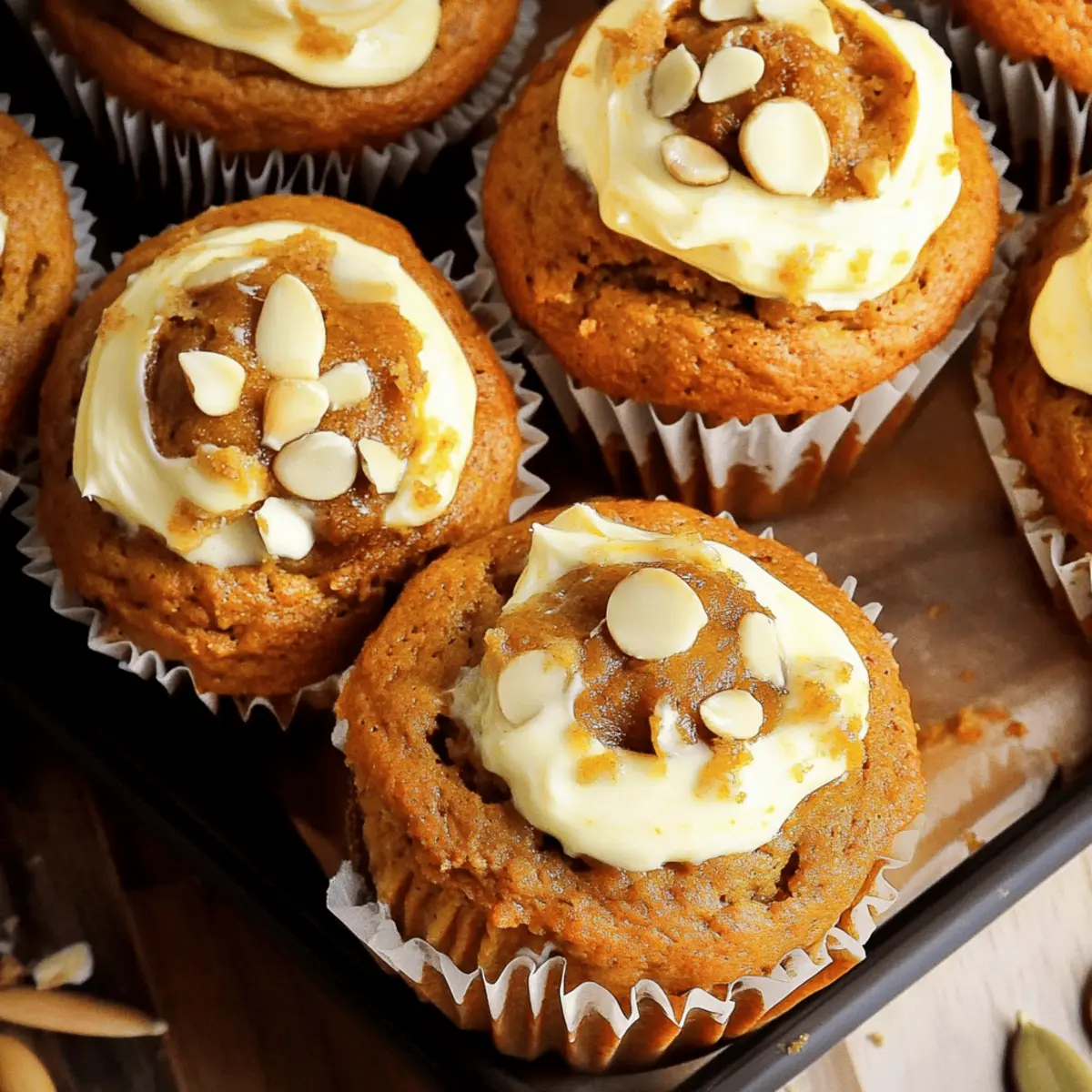 Pumpkin Cream Cheese Muffins