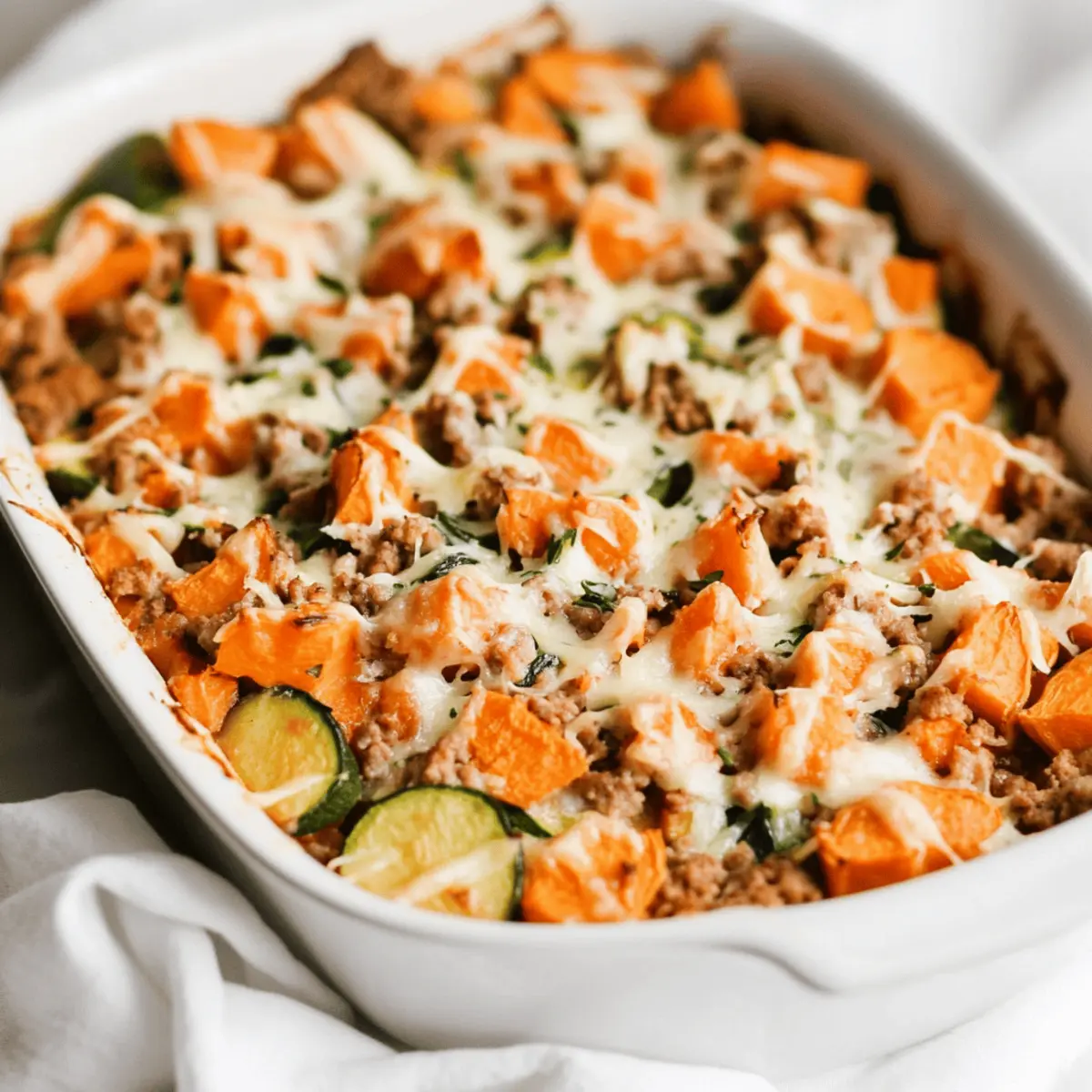 Healthy Sweet Potato and Ground Turkey Bake Recipe for Dinner