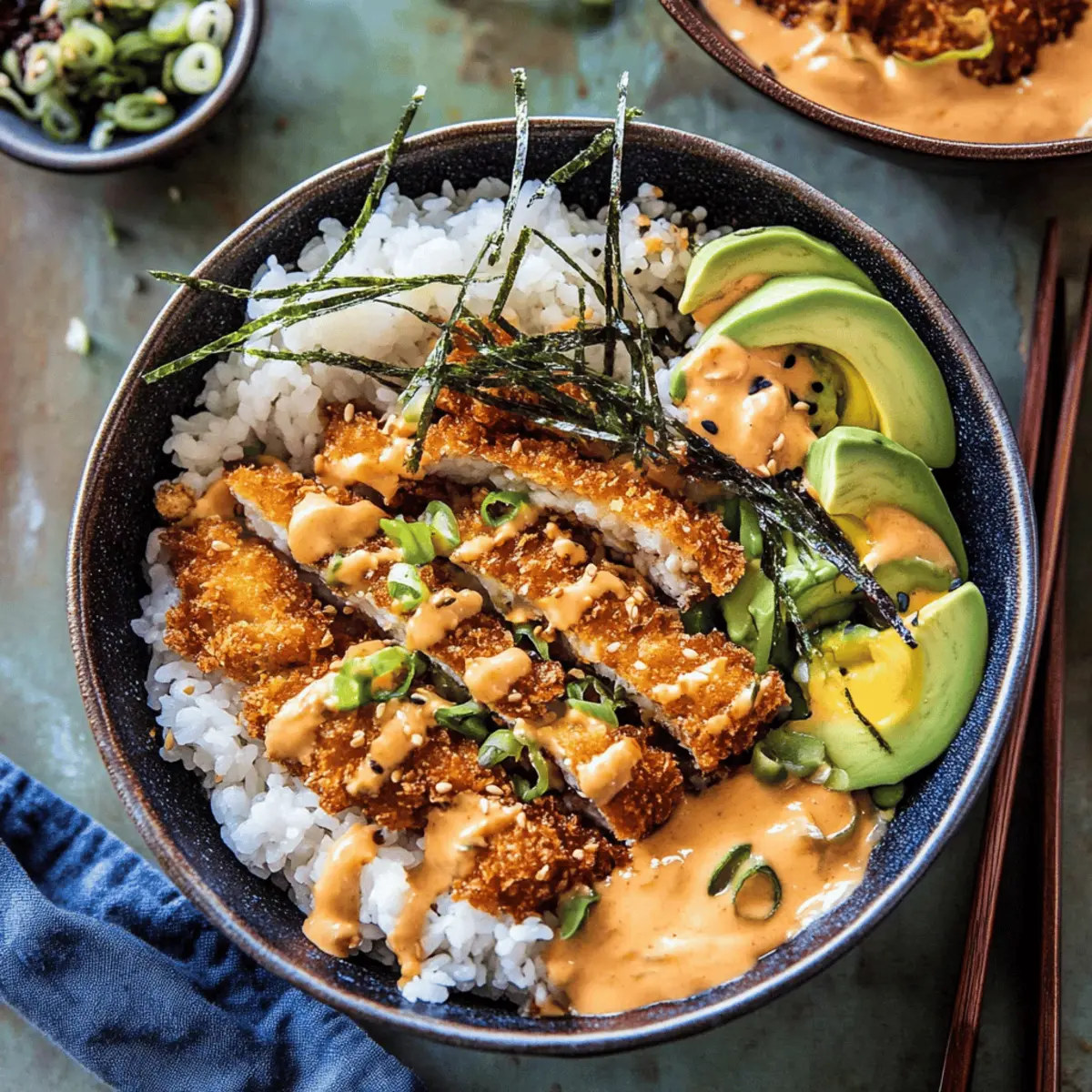 Crispy Japanese Katsu Bowls