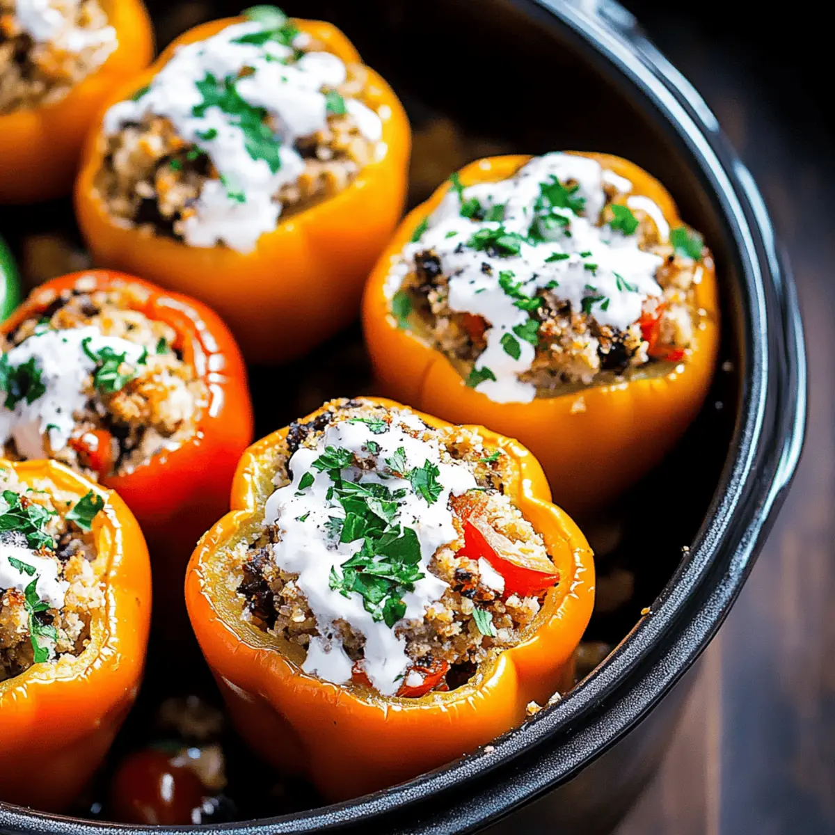 Delicious Slow Cooker Stuffed Bell Peppers Recipe for Easy Meals