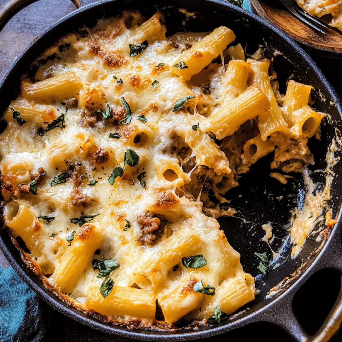 Baked 4 Cheese Butternut Squash Rigatoni for Cozy Comfort Food