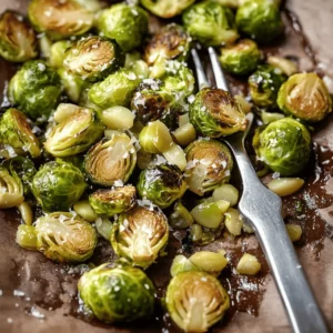Garlic Roasted Brussels Sprouts