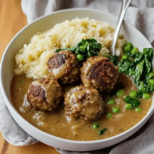 Meatballs and Gravy