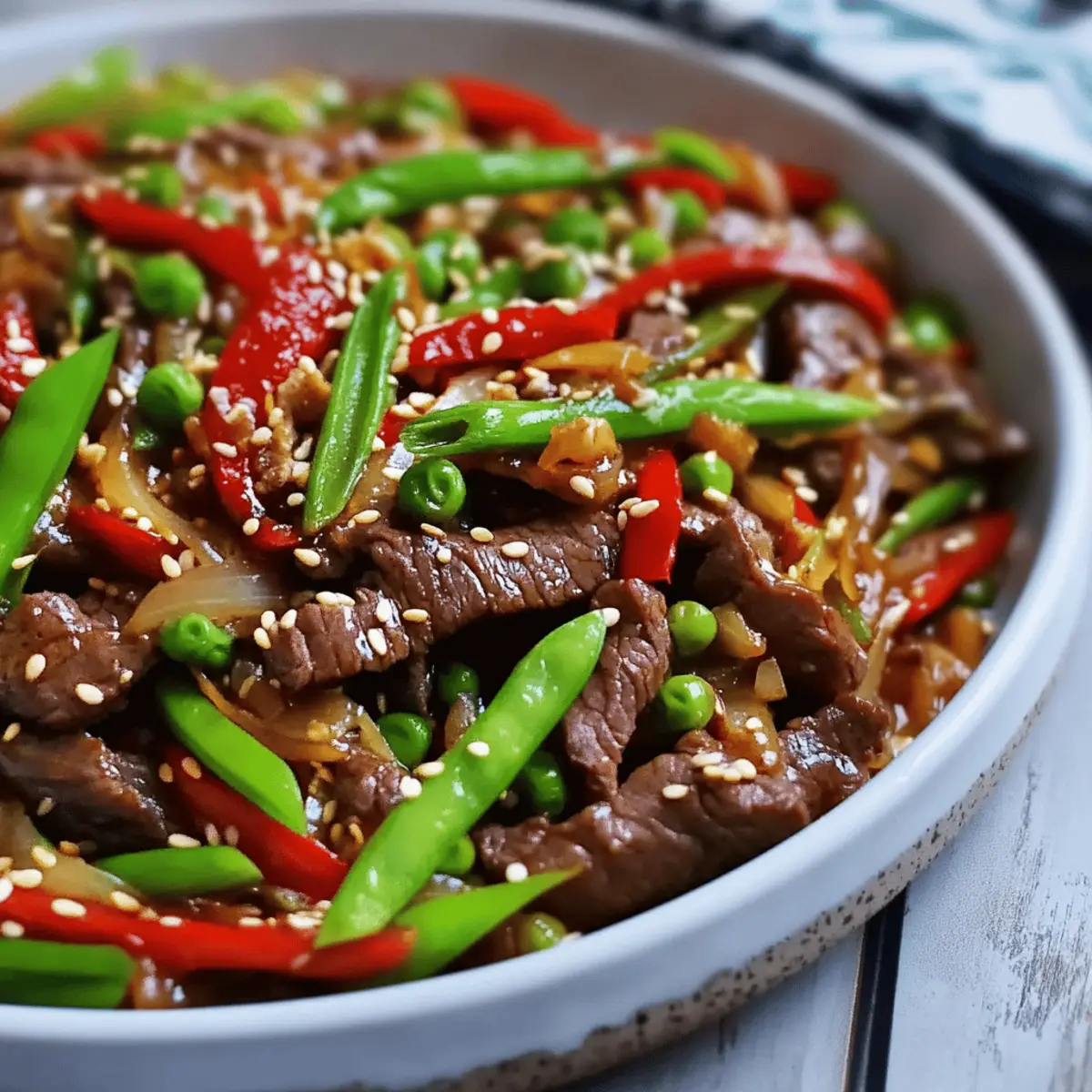 Asian Sweet Ginger Beef Stir Fry