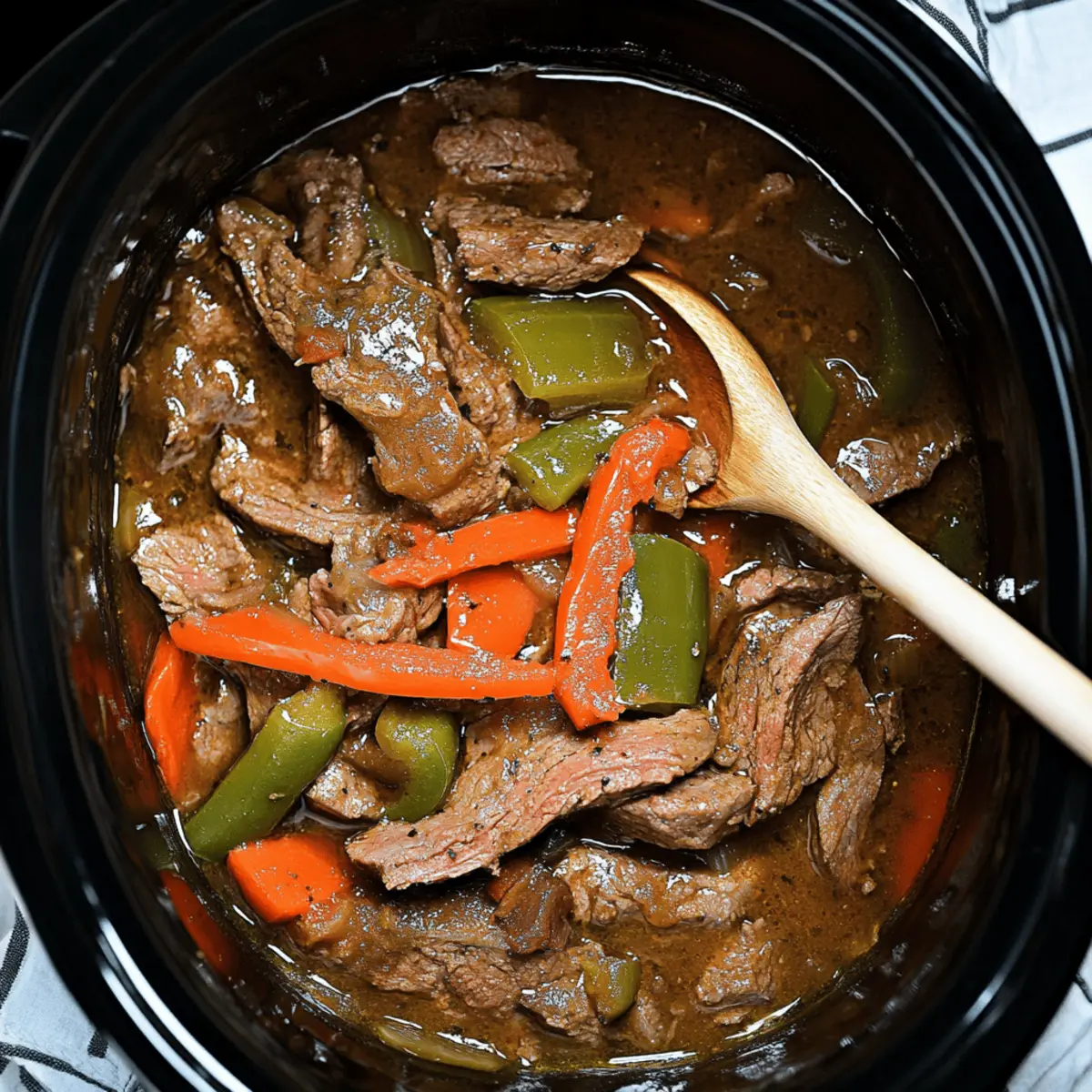 Easy Slow Cooker Pepper Steak Recipe for a Hearty Dinner