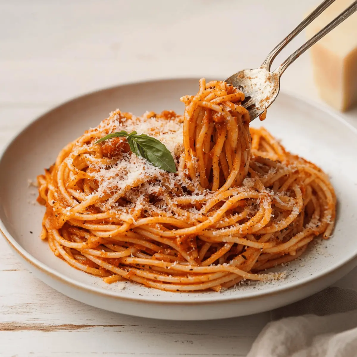 Delicious The Bear Spaghetti Recipe with Tomato and Basil Sauce