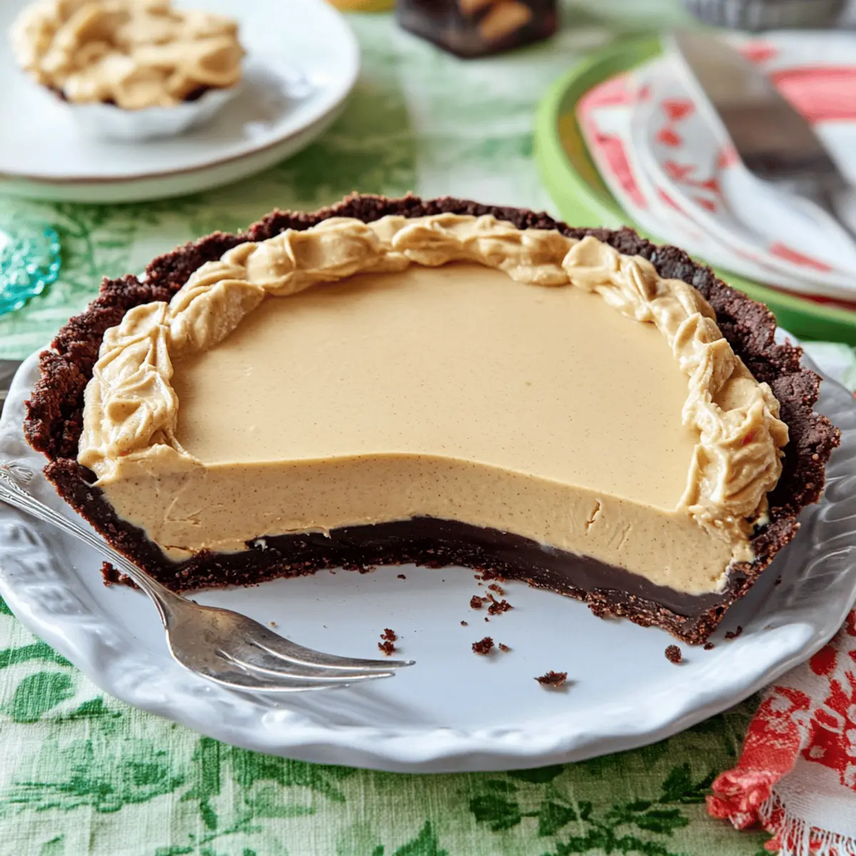 Easy Chocolate Peanut Butter Pie Recipe for Dessert Lovers