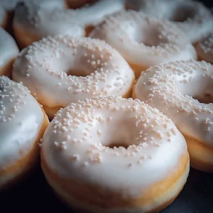 Simpele vanille donuts