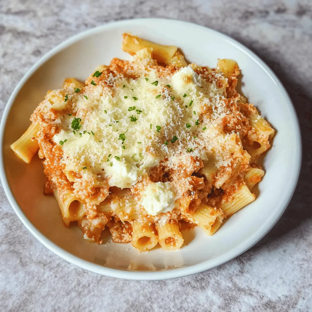 Hearty Ricotta Pasta Bake