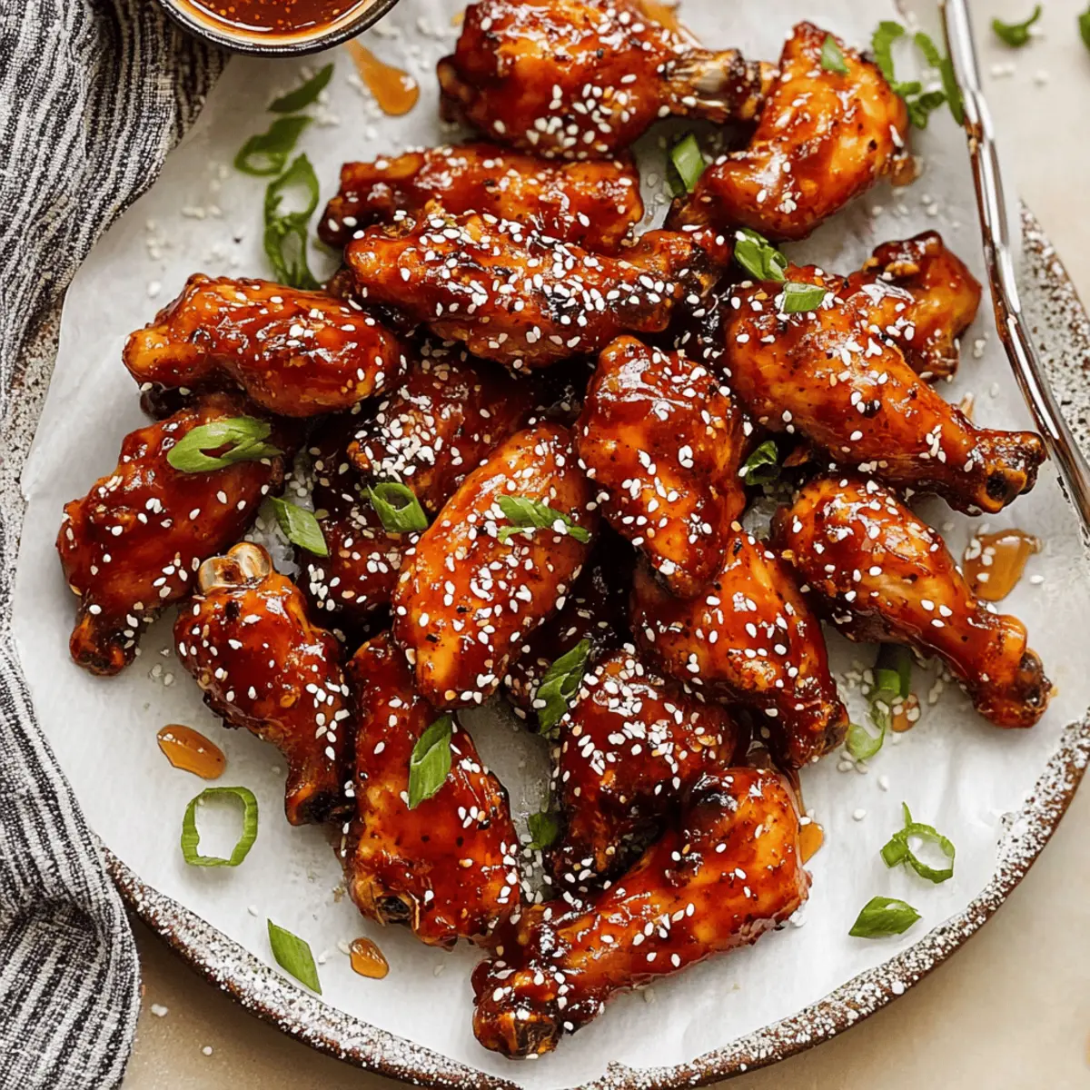 Sticky Honey Gochujang Chicken