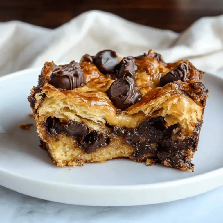 Chocolate Croissant Breakfast Bake