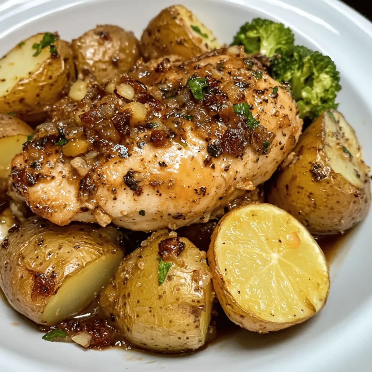 Delicious Crockpot Lemon Chicken & Potatoes for Easy Meals