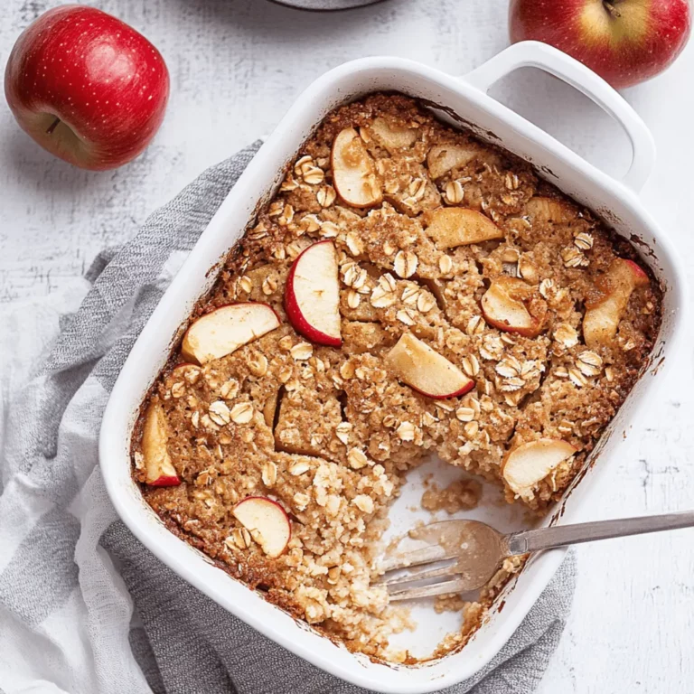 Oatmeal Apple Breakfast Bake