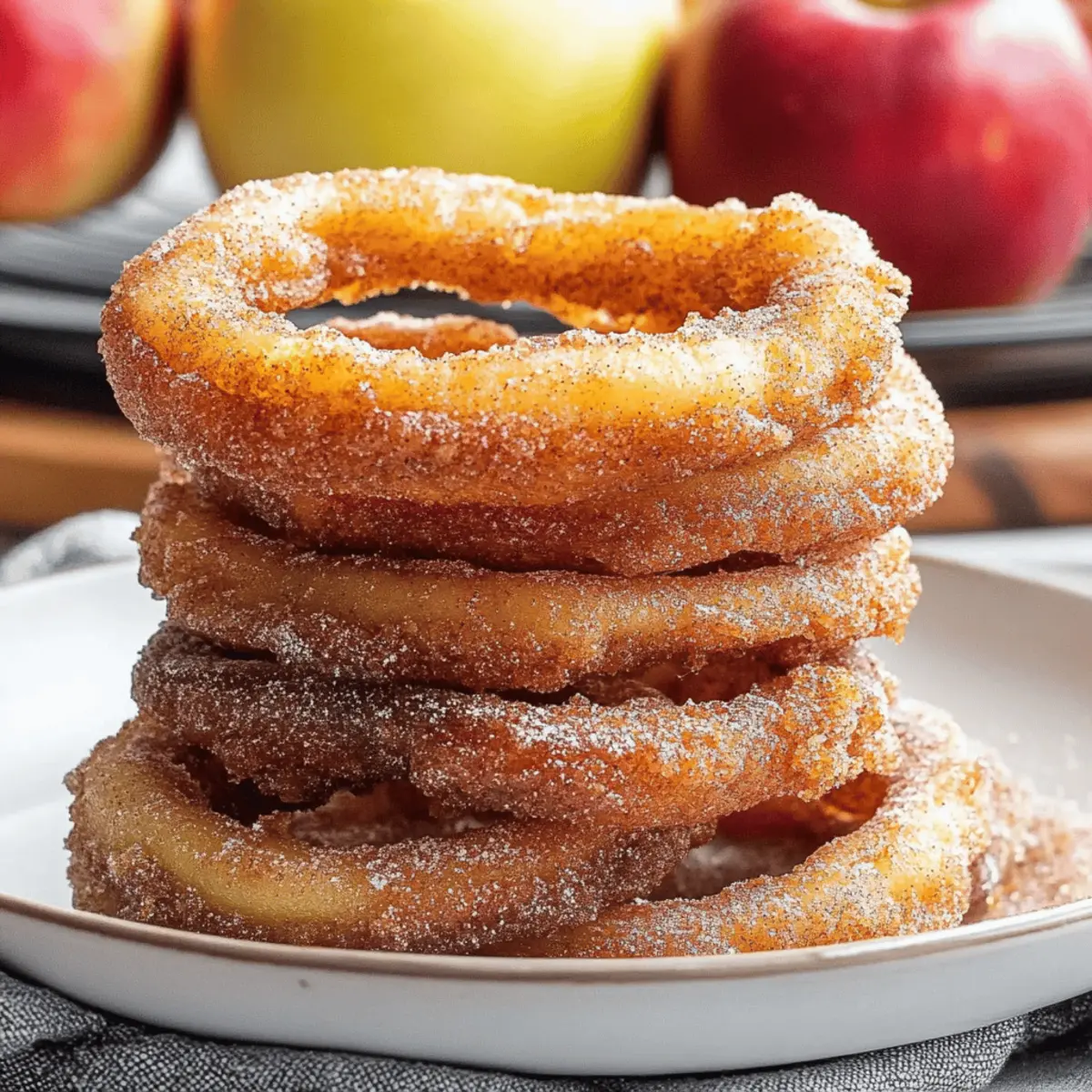 Fried Cinnamon Apple Rings Recipe: Quick and Delicious Treats
