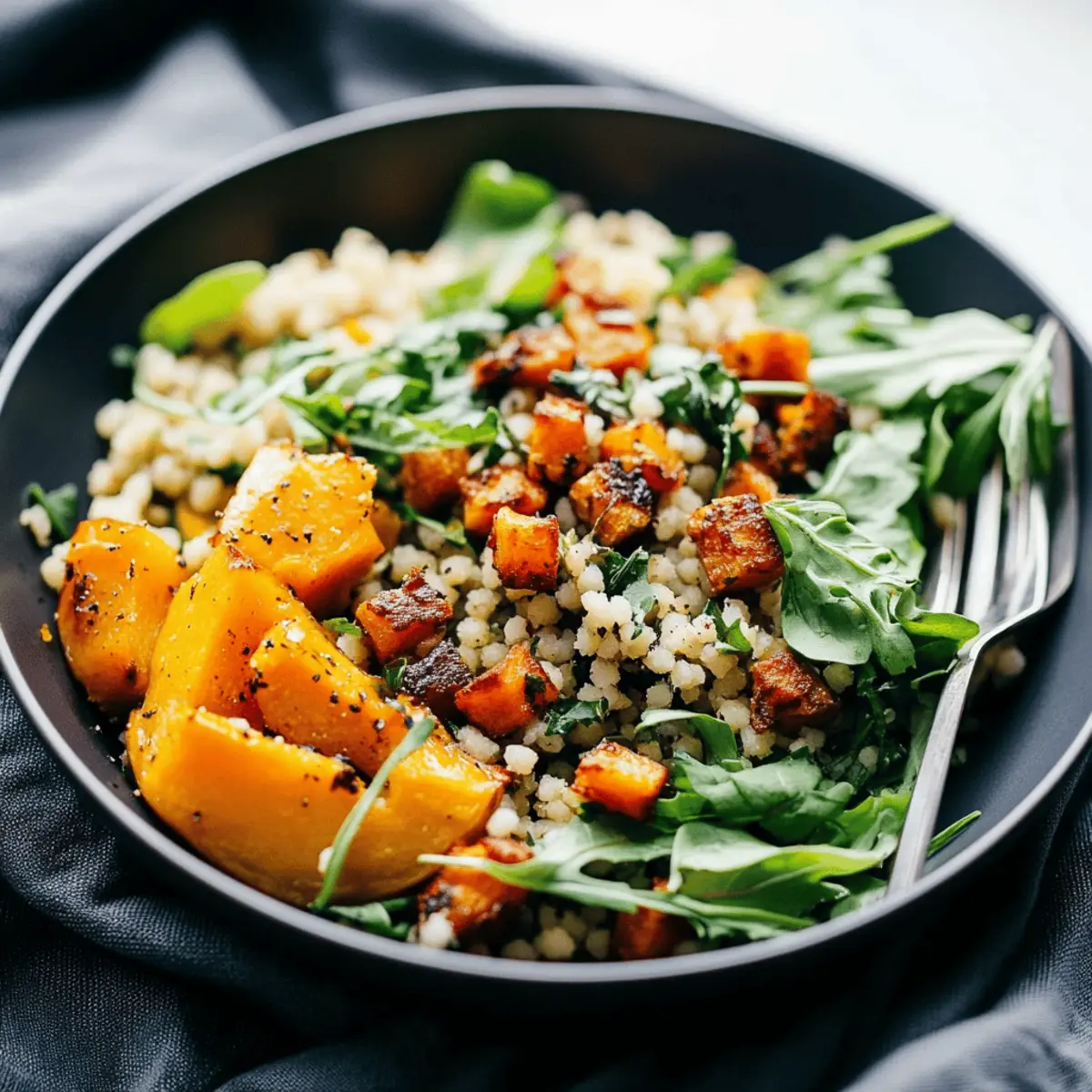 Easy Roasted Butternut Squash Couscous Bowl Recipe for Fall