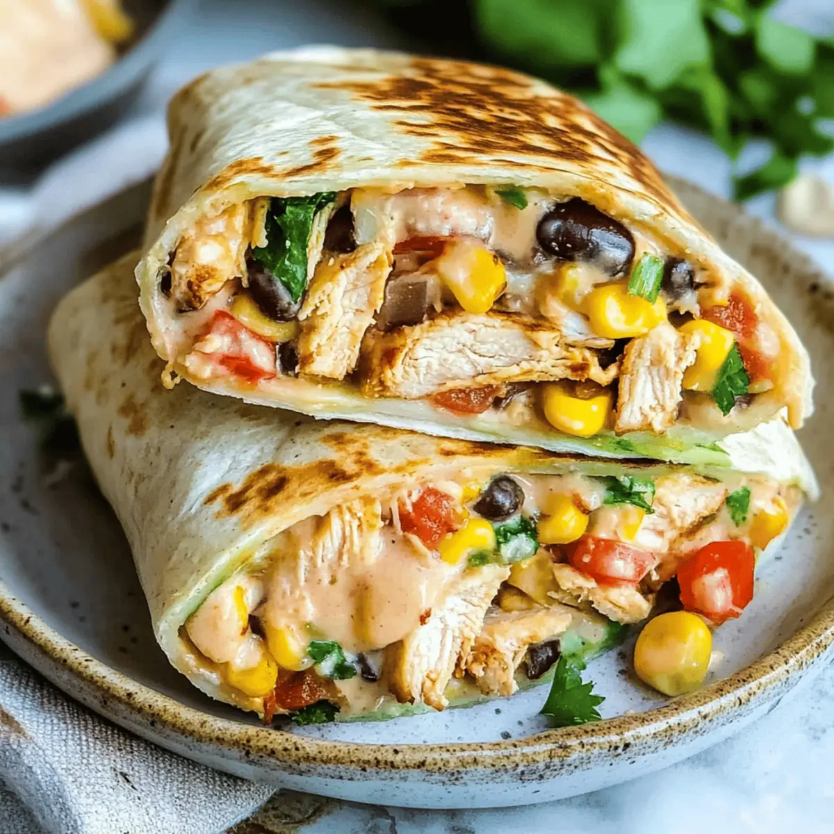 Delicious Southwest Chicken Wrap Recipe for a Flavorful Meal
