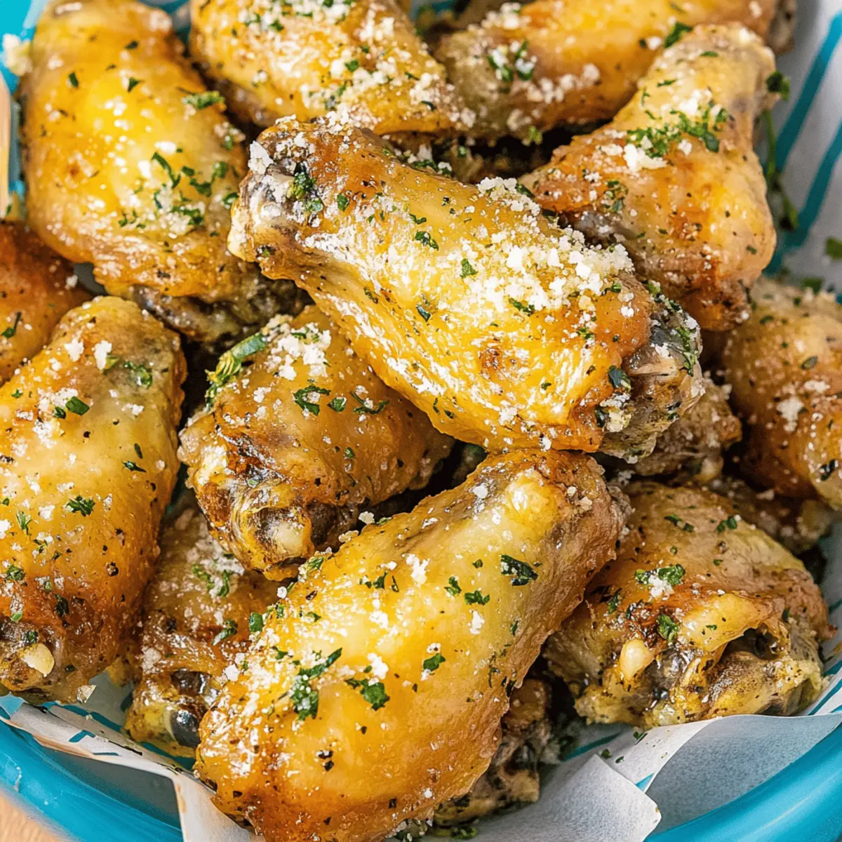 Garlic Parmesan Wings