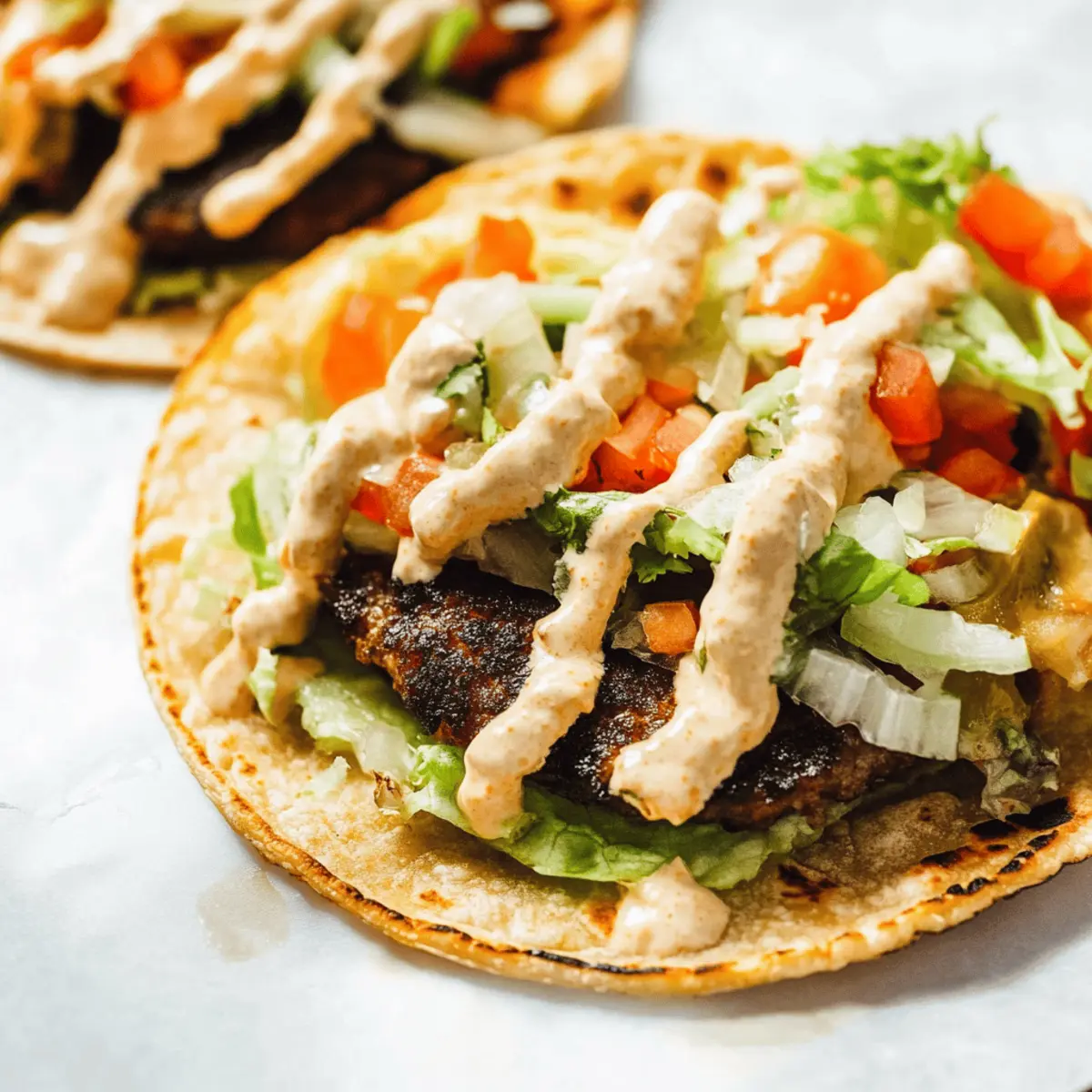 Delicious Easy Smash Burger Tacos Recipe Ready in 15 Minutes