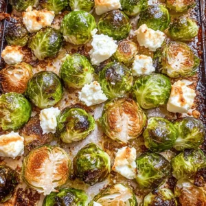 Feta Roasted Brussels Sprouts