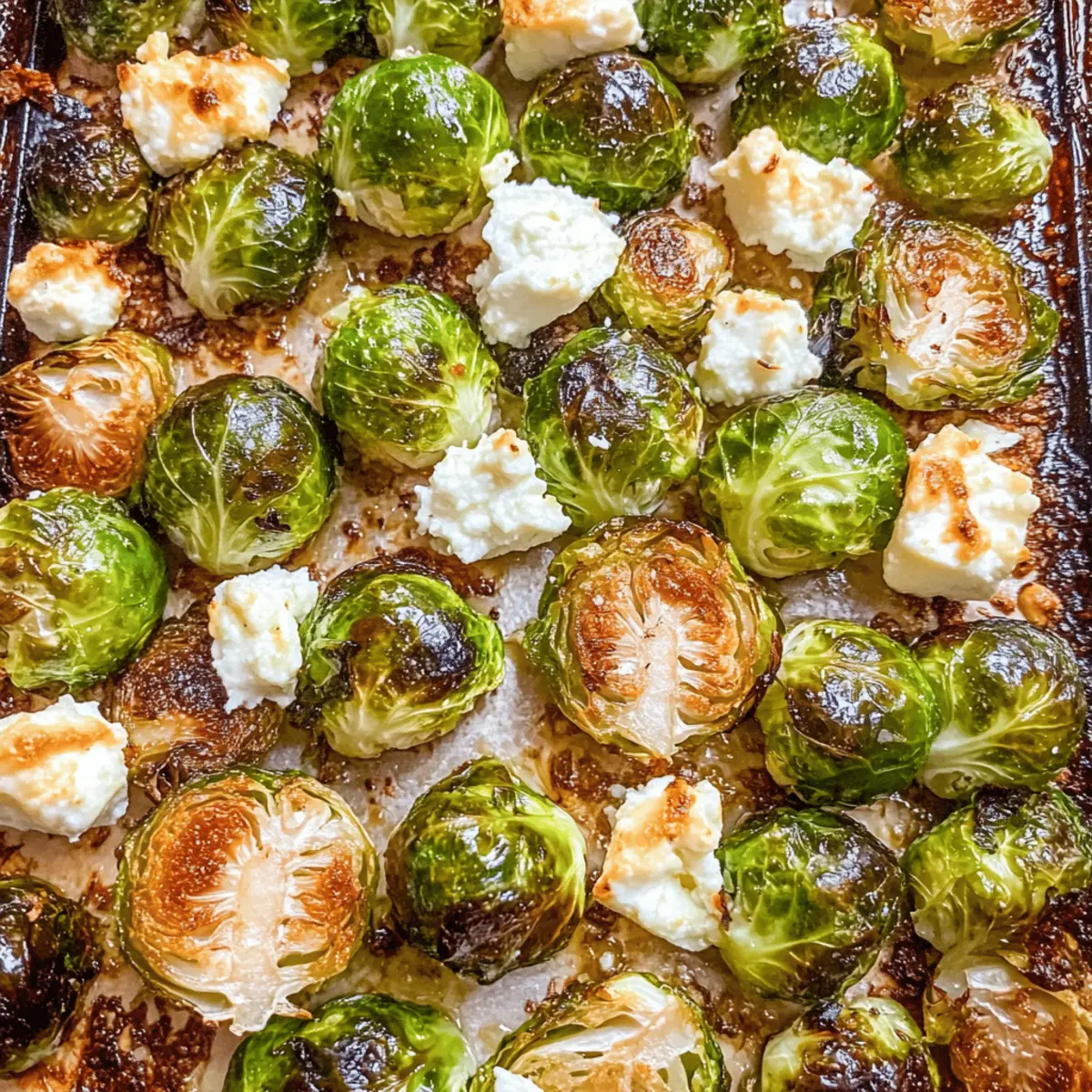 Feta Roasted Brussels Sprouts