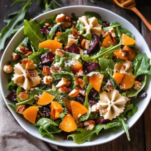Fall Salad with Maple-Lime Dressing