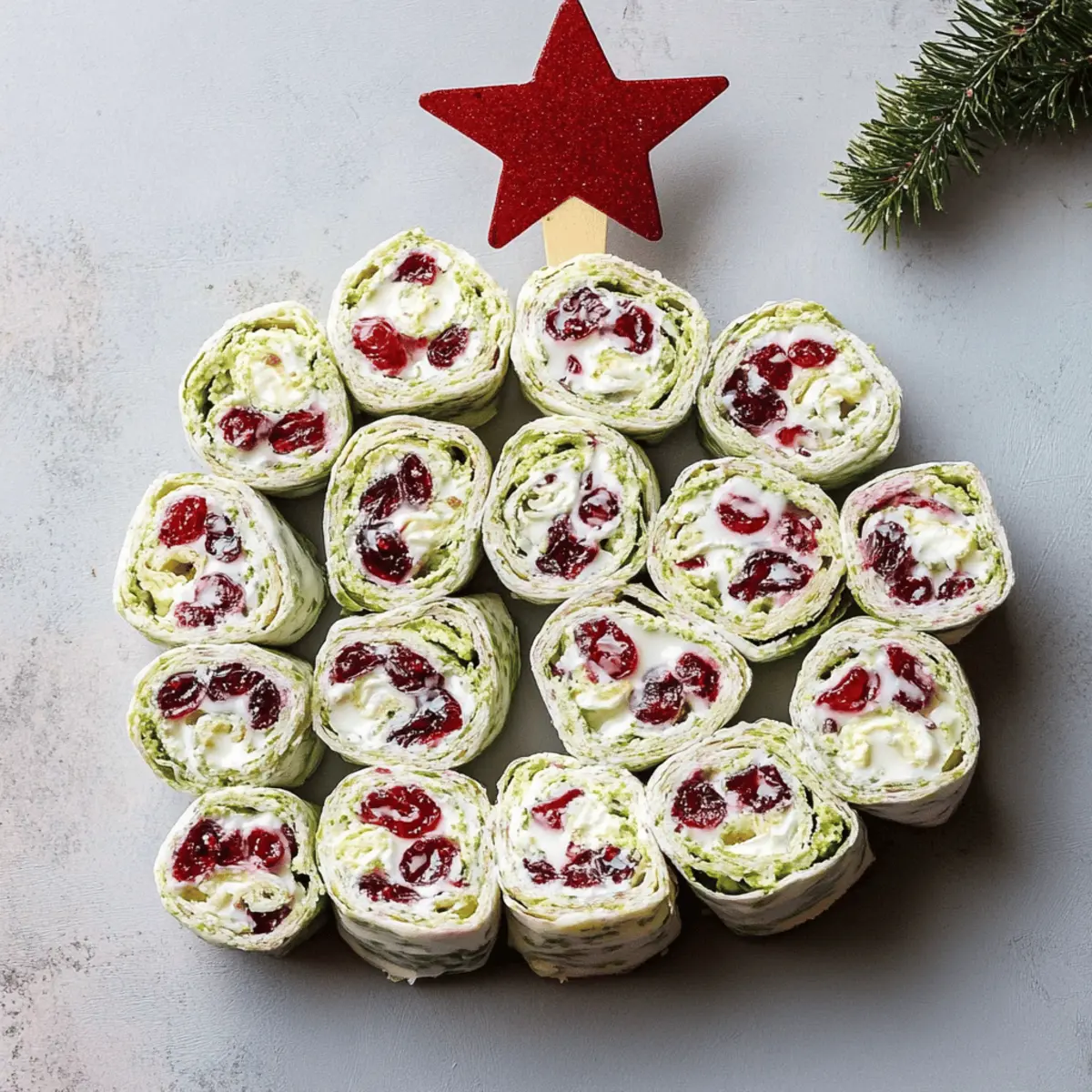 Festive Christmas Cranberry Roll Ups