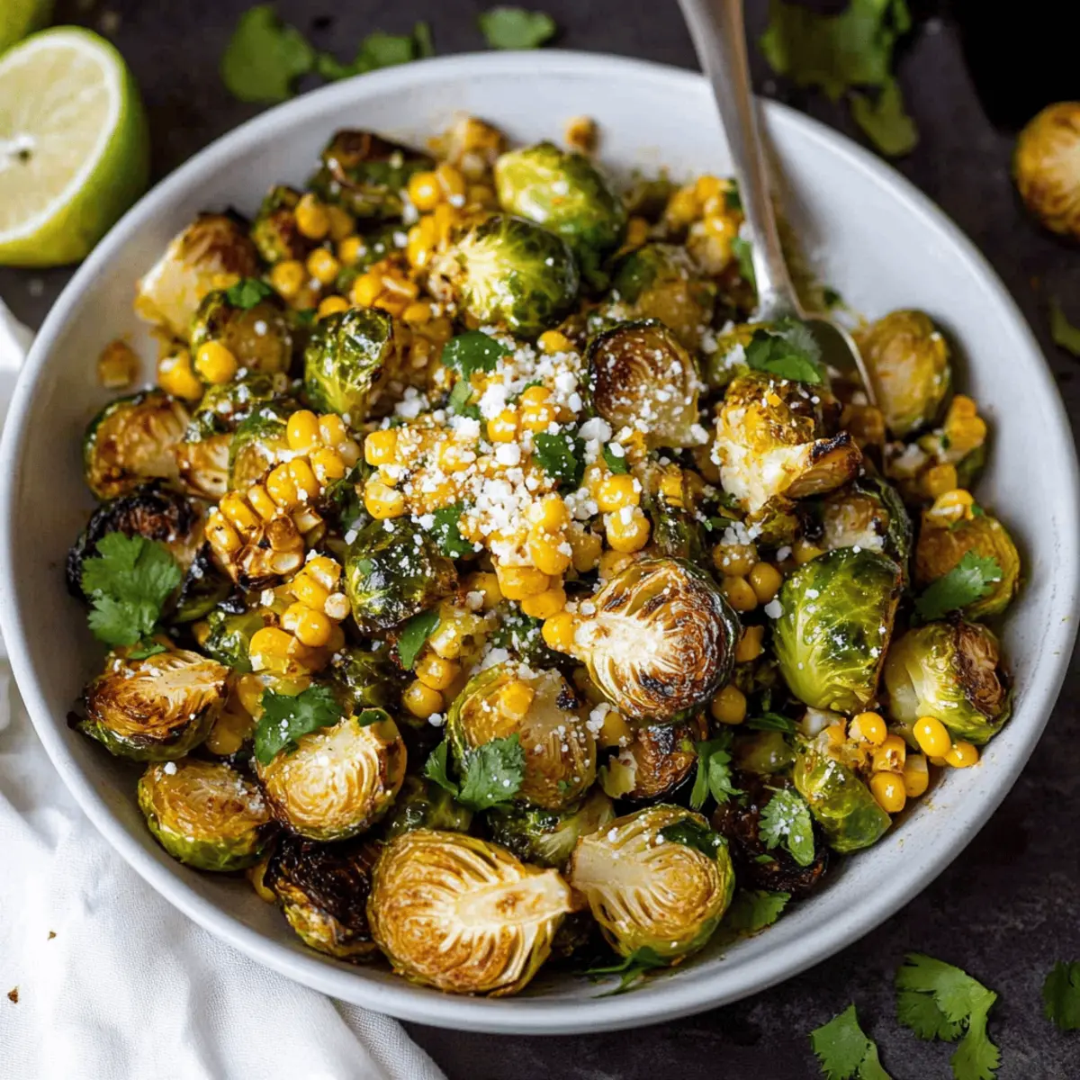 Mexican Street Corn Brussels Sprouts: A Flavorful Twist on Greens