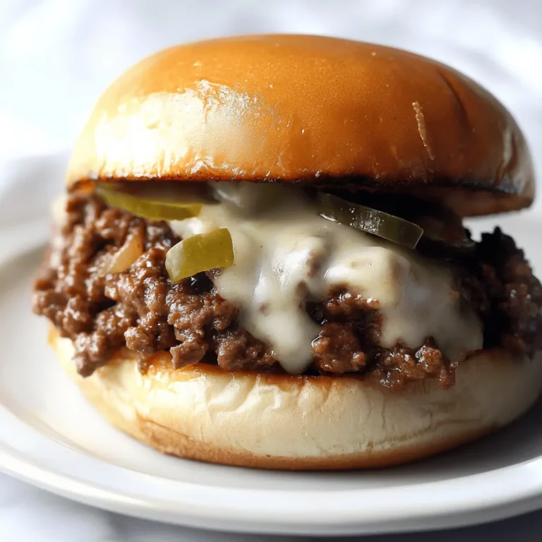 Steakhouse Burger Sloppy Joes