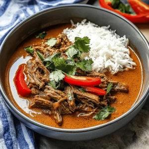 Coconut Red Curry Drip Beef