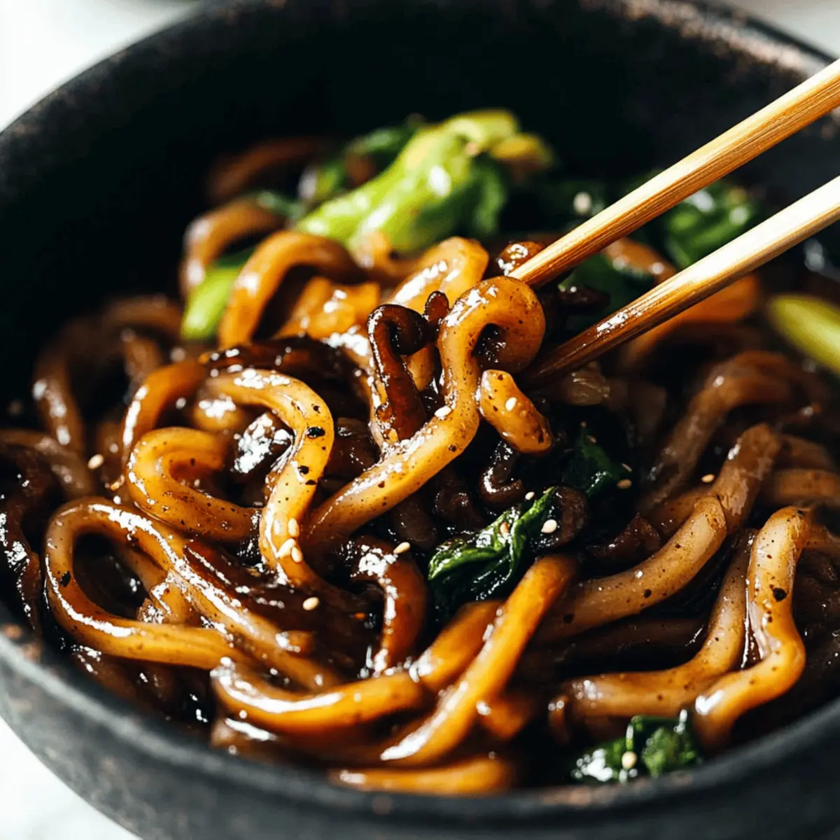 Delicious Black Pepper Udon Stir Fry Ready in 20 Minutes