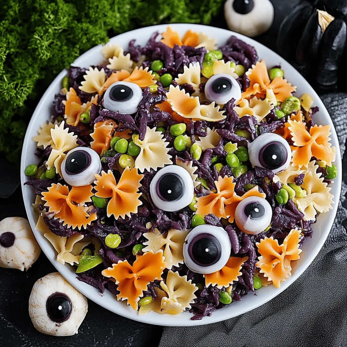 Halloween Eyeball Pasta Salad