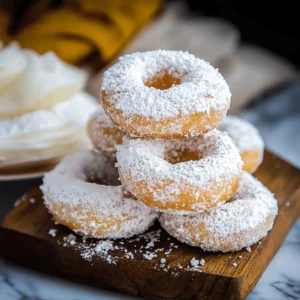 Powdered Sugar Donuts