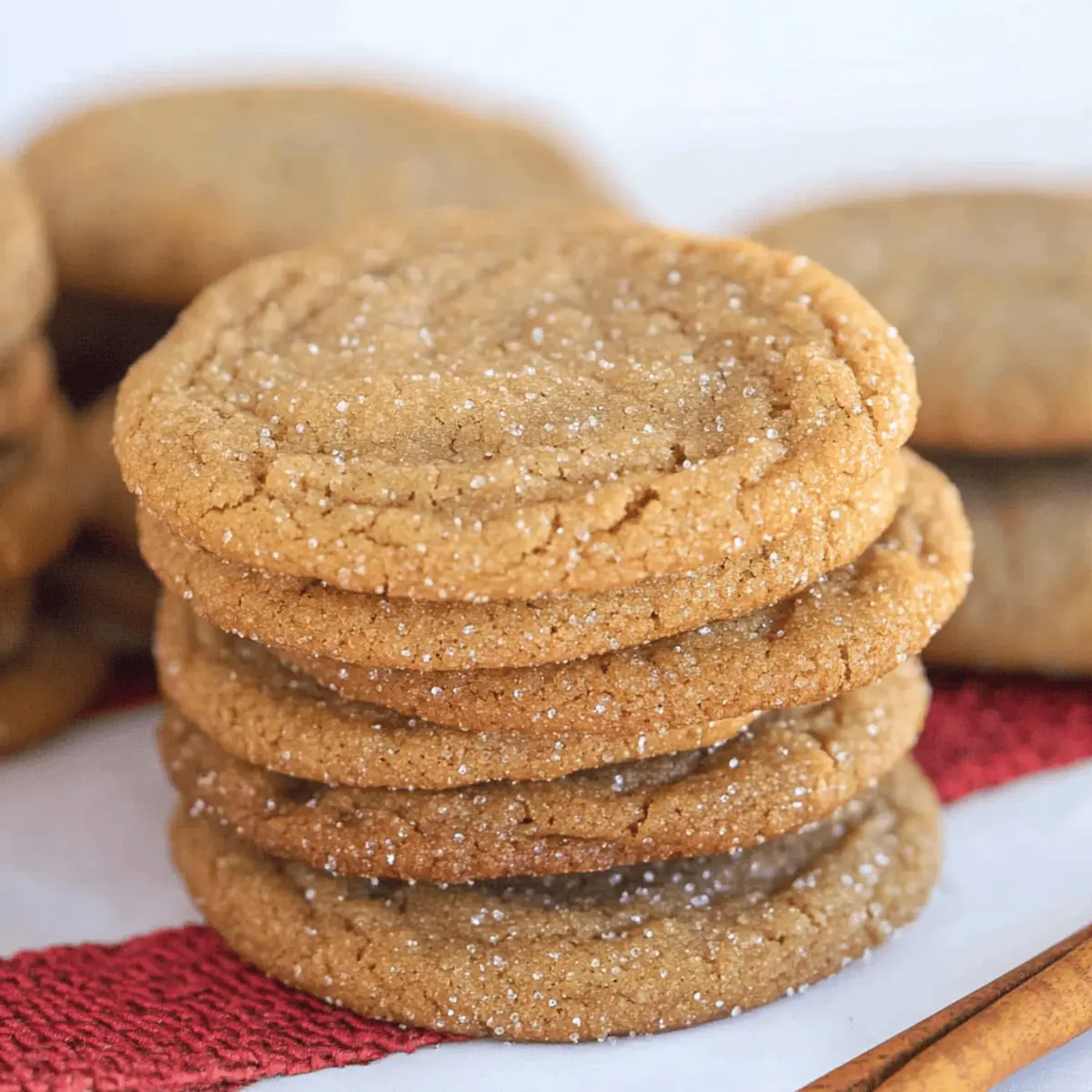 Delicious Soft Batch Apple Cider Gingersnap Cookies Recipe