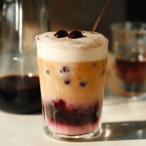 Cherry Vanilla Iced Latte