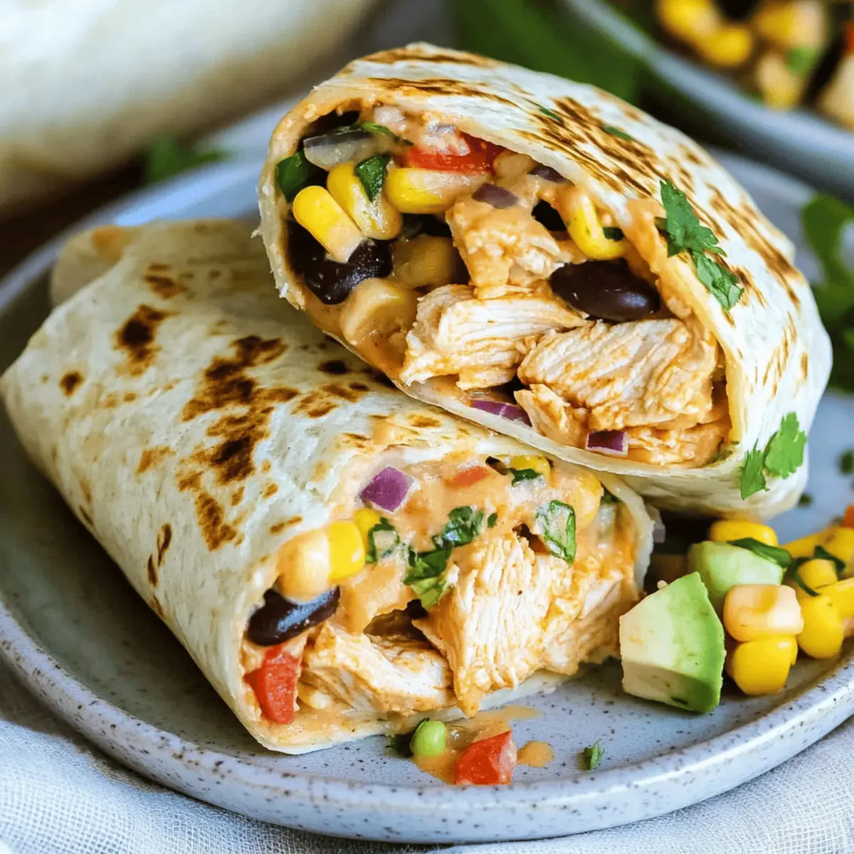 Southwest Chicken Wrap