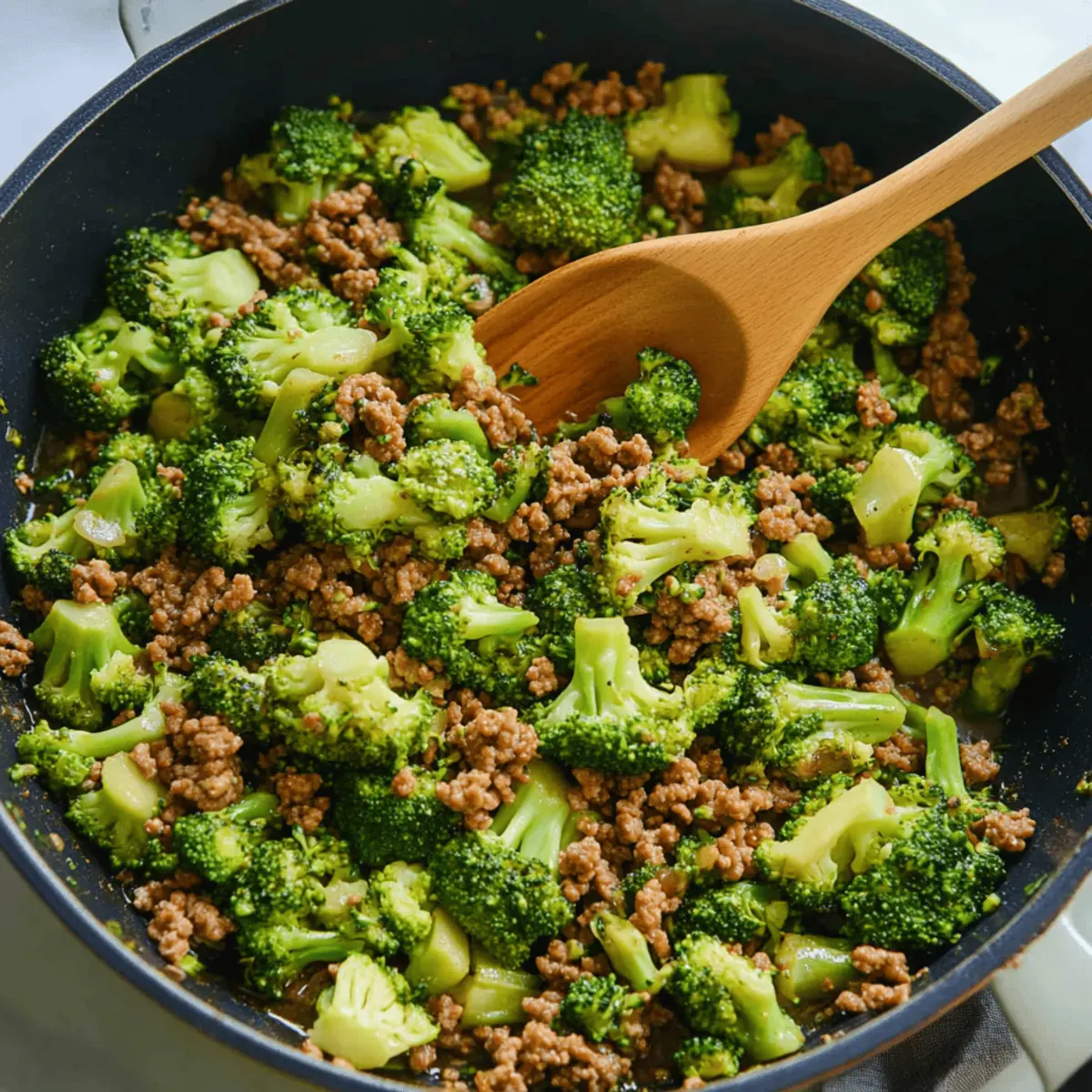 Quick & Easy Honey Garlic Ground Beef and Broccoli Stir-Fry Recipe