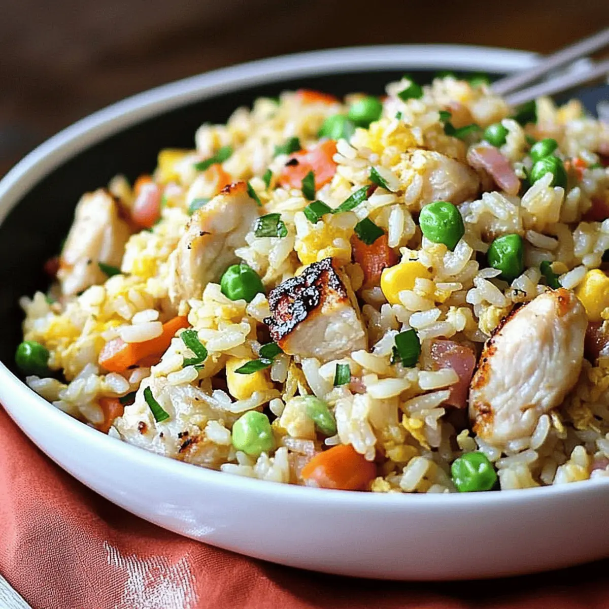 Savory Japanese BBQ Chicken Fried Rice Extravaganza