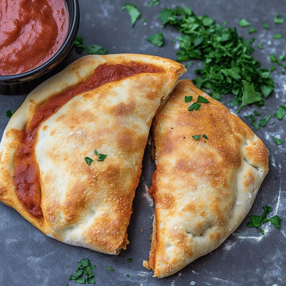 Air Fryer Calzones