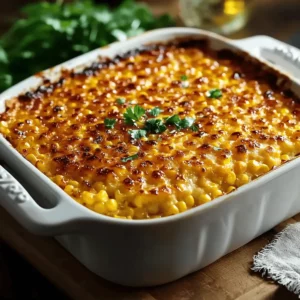 Honey-Glazed Corn Casserole