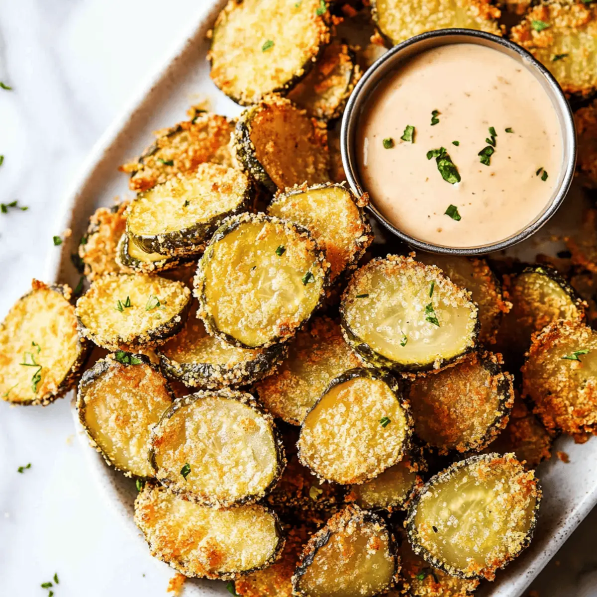 Easy Air Fryer Fried Pickles Recipe