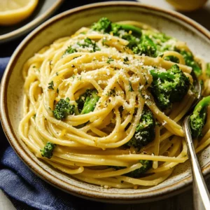 Lemon Garlic Pasta with Broccoli