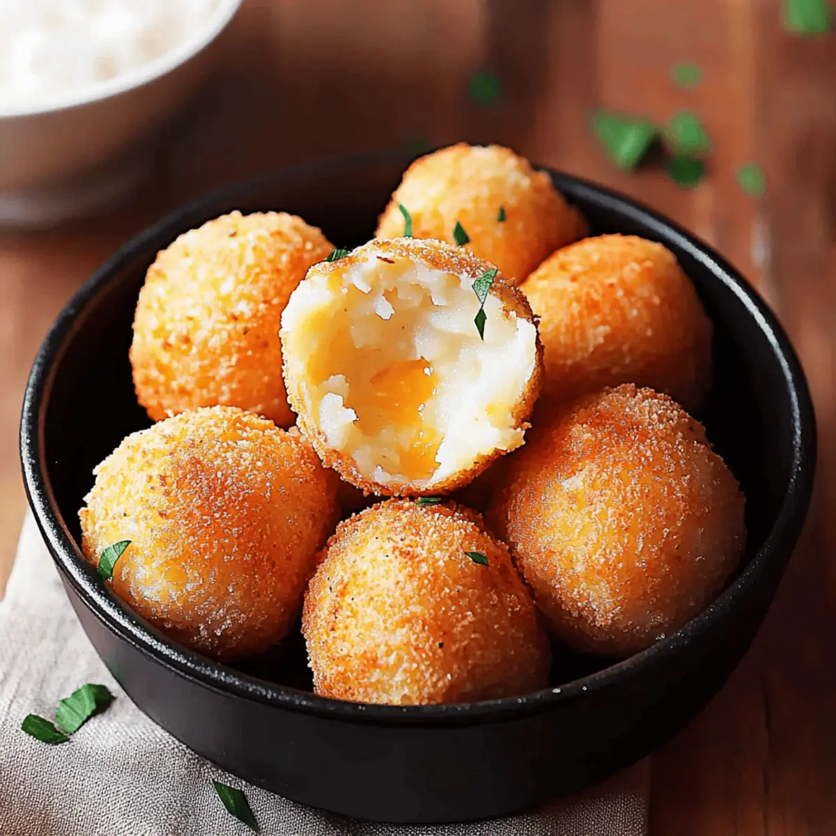 Air Fryer Cheesy Mashed Potato Balls: Crispy and Delicious Treats