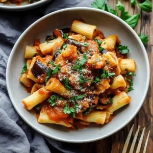 Roasted Eggplant Pasta