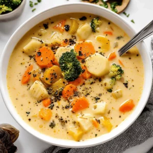 One-Pot Creamy Vegetable Soup