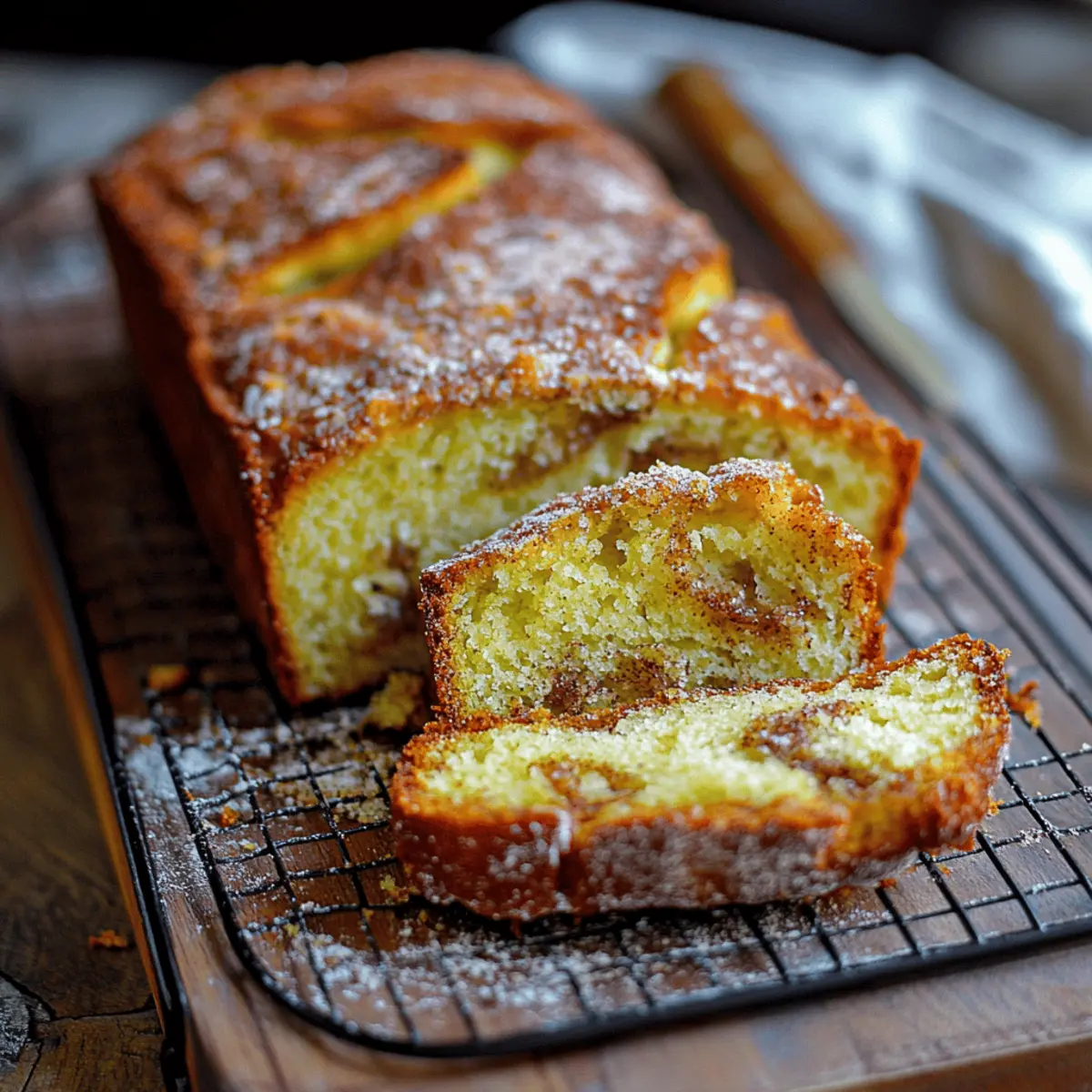 Homemade Cinnamon Donut Bread Recipe with Sweet Topping