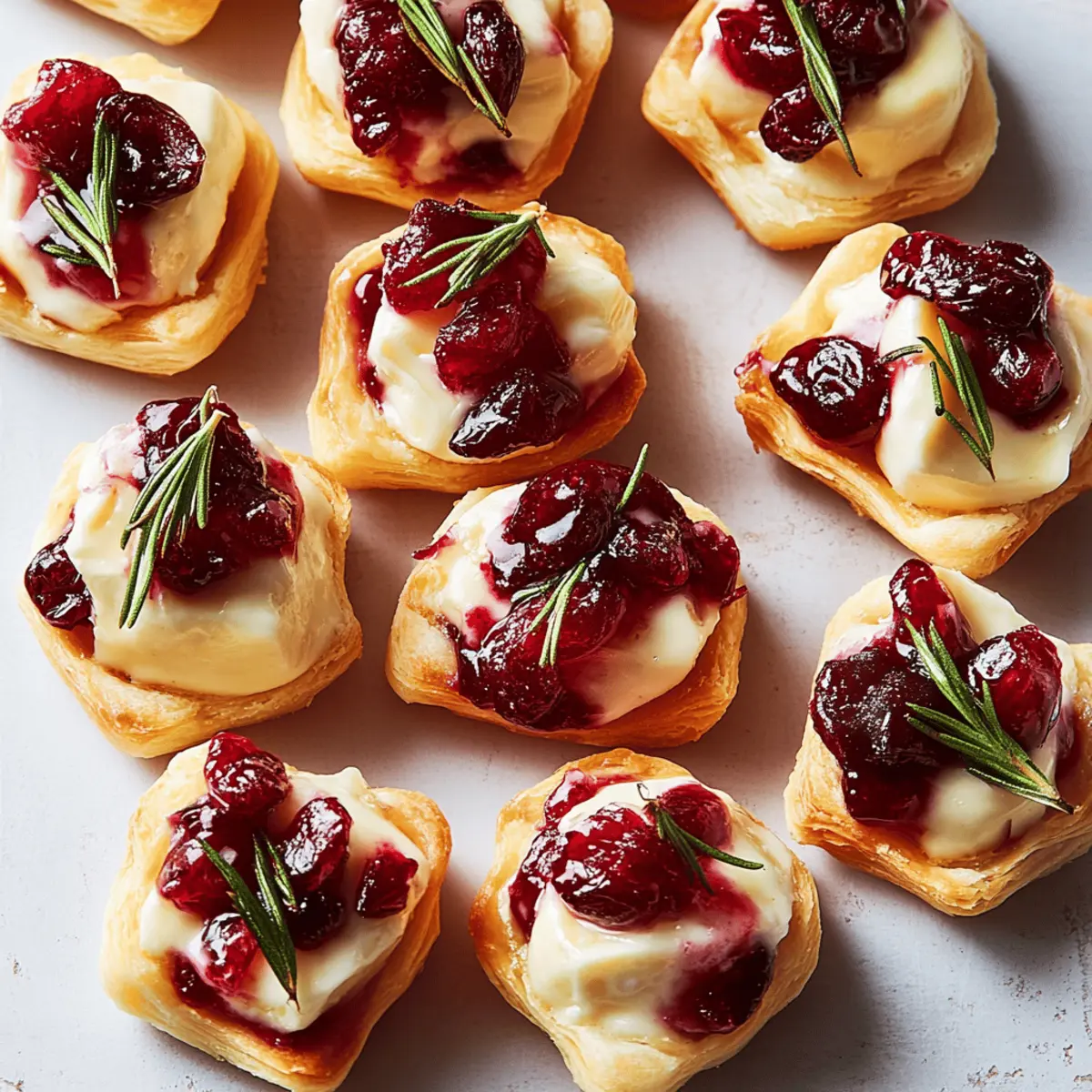 Cranberry Brie Bites