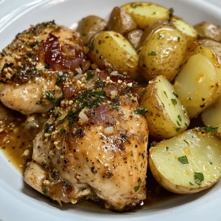 Crockpot Lemon Chicken & Potatoes